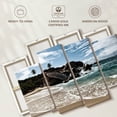thumbnail image 6 of Elephant Stock The Baths Of Virgin Gorda Wall Art - Horizontal Multi Panel Canvas - Living Room Wall Decor - Beach Multi Panel - Brown And Blue Decor - 68" x 42", 6 of 8
