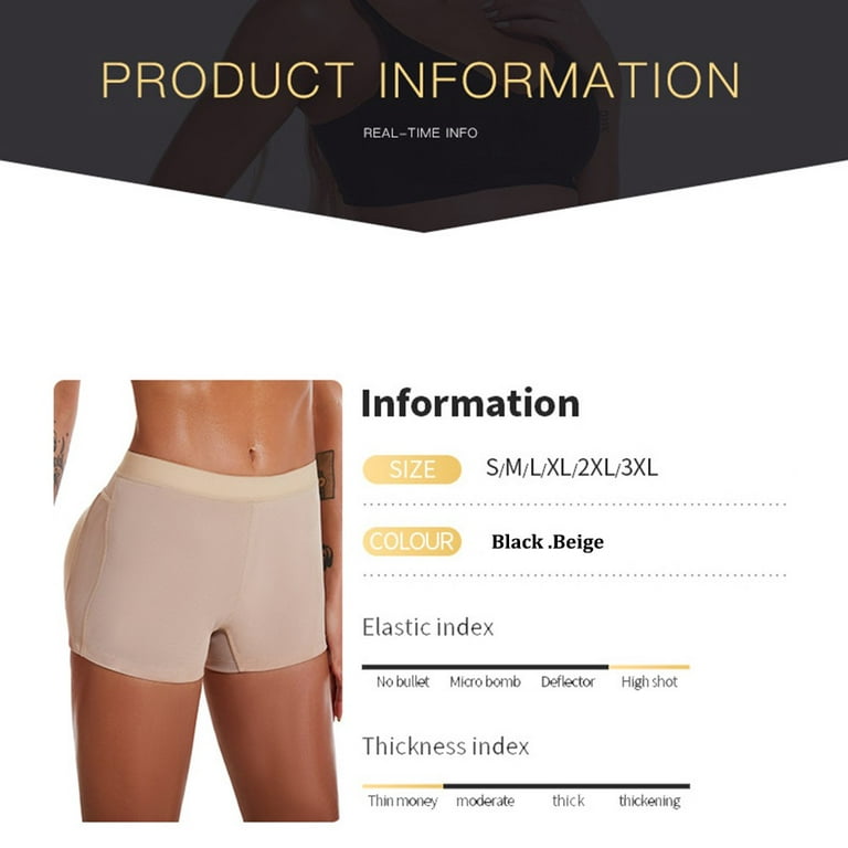 KIWI RATA Womens Seamless Butt Lifter Padded Lace Panties Enhancer Und –  per4um
