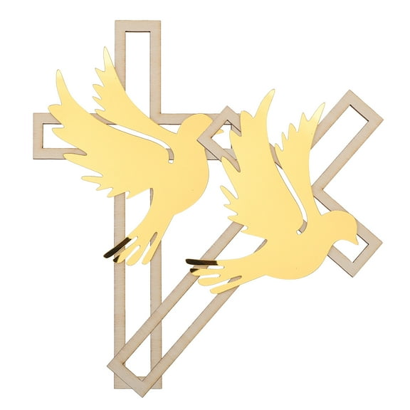 Zehuanyu  2 Pcs Birthday Cake Topper Christening Decoration