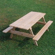 TLC Enterprises 6' Picnic Table, Tan