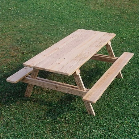 TLC Enterprises 6' Picnic Table, Tan