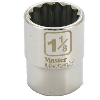 

Master Mechanic 3/4-In. Drive 1-1/8-In. 12-Point Socket 1 Pack