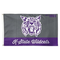 WinCraft Kansas State Wildcats 3' x 5' Single-Sided Franchise Establishment Deluxe Flag