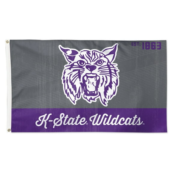 WinCraft Kansas State Wildcats 3' x 5' Single-Sided Franchise Establishment Deluxe Flag