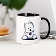 thumbnail image 3 of CafePress - Westie Doorway To My Heart Mug - 11 oz Ceramic Mug - Novelty Coffee Tea Cup, 3 of 4