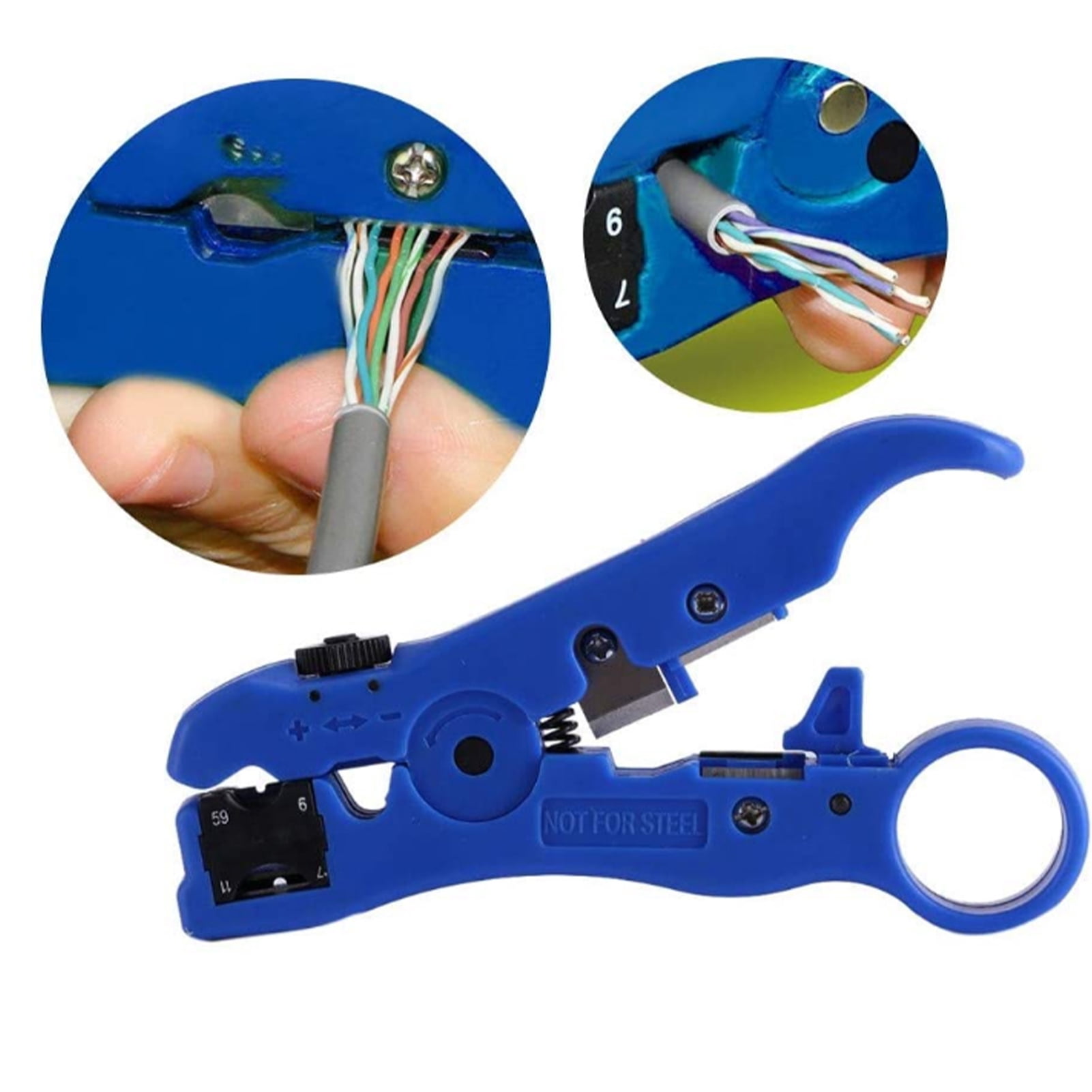 Strong Strength Cable Cutter Tool Adjustable Wire Cutter RG-59/11/7/6 Coaxial 
