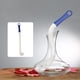 thumbnail image 1 of Cepillo flexible para limpiar copas de vino - Mango de plástico azul, forma ajustable para decantadores y diversos tipos de copas, fácil de guardar y reutilizable., 1 of 7