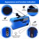 thumbnail image 2 of Radio Solar Con Manivela Radio AM/FM Con Linterna LED para Exteriores (azul), 2 of 9