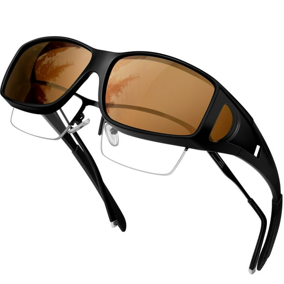 Gafas de Sol Polarizadas KANASTAL UV400 para Usar Sobre Anteojos Unisex