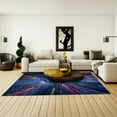 thumbnail image 3 of Realhomelove 3D Vortexes Illusion Rugs 3D Visual Optical Creative Carpet Mondern Non-Slip Floor Mat for Entrance Bedroom Living Room Playroom Dining Home Decor Area Rug 118" X 80", 3 of 5