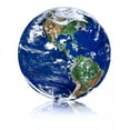 thumbnail image 2 of Globe with Reflection Front Wall Mural by Wallmonkeys Peel and Stick Graphic (36 in H x 33 in W) WM117330, 2 of 4