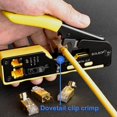 thumbnail image 4 of Kit de herramientas de crimpado Solsop Pass Through RJ45 Ethernet Cat7 Cat6 Cat5, 4 of 9