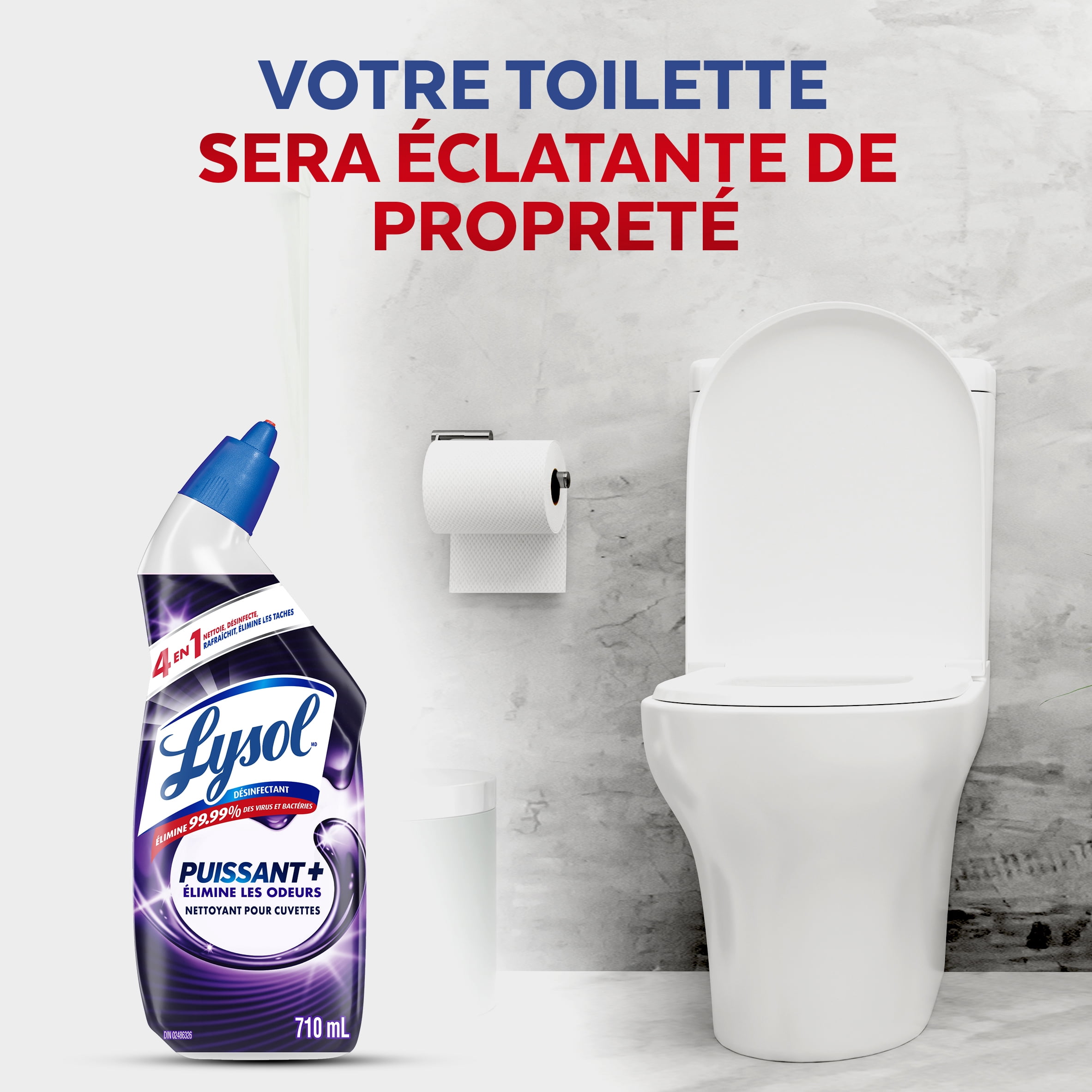 Lysol® Toilet Bowl Cleaner - Power + Odour Fighting Fresh Scent, 710 mL