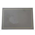 thumbnail image 2 of Square Solid Color Leather Western Placemat Oil Proof High Temperature Household Non Slip Table Mat,Placemat*1 Clearance, 2 of 7