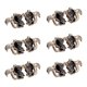 thumbnail image 1 of Removable Waist Tighteners With Zinc Alloy 3/6PCS Nonsewing and Plating For Women and Girl Waist Decorative Accessories White, 1 of 4
