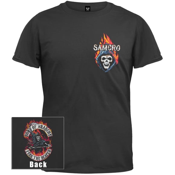 Sons of Anarchy - Reaper Logo Flames T-Shirt