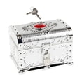 thumbnail image 4 of Cofre de almacenamiento pirata Cofre del tesoro pirata Joyero Tesoro pirata antiguo plata, 4 of 9