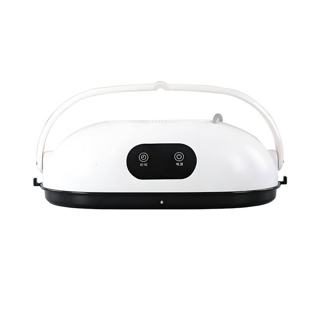 White Portable Clothes Dryer For Travel And Home Use Mini Folding Design 600W Power Suitable For Dormitory Bedding White
