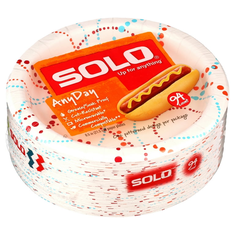 Solo Heavy Duty 10-Inch Paper Plates, 55 ct - King Soopers