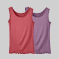 thumbnail image 2 of aidice 2 PC Plus Size Womens Tank Tops M-5XL Sleeveless Stretchy Pajama Tops Homewear Casual Sleep Tanks, 2 of 3