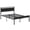 Black, variant on Twin Size Bed Frame, Metal Bed with Headboard, 700LBS Heavy Duty Mattress Foundation with Steel Slats Support, No Box Spring Needed, Noise Free