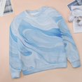 thumbnail image 6 of Colorful Marble Pattern Mom Sweatshirt For Women Long Sleeve Pullover, 6 of 7