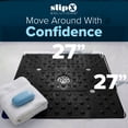 thumbnail image 6 of SlipX Solutions 27 x 27 Extra Large Square Shower Mat in Black, 6 of 8
