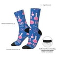 thumbnail image 2 of Yiaed Science Experiment Print Great elasticity Crew Socks Sports socks for Men and Women, 2 of 5