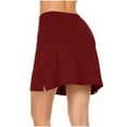 thumbnail image 7 of Lenpel Women's Athletic Skorts Lightweight High Waisted Side Split Tennis Skirts with Inner Shorts Workout Sports Skorts, 7 of 7