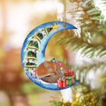 thumbnail image 3 of POINTERTECK Christmas Cartoon Moon Puppy Christmas Tree Ornaments Creative Christmas Tree Pendant, 3 of 6