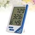 thumbnail image 3 of GOOHOCHY Portable Assorted Color Temperature and Humidity Meter Hygrometer with Clock for Home Use, 3 of 8