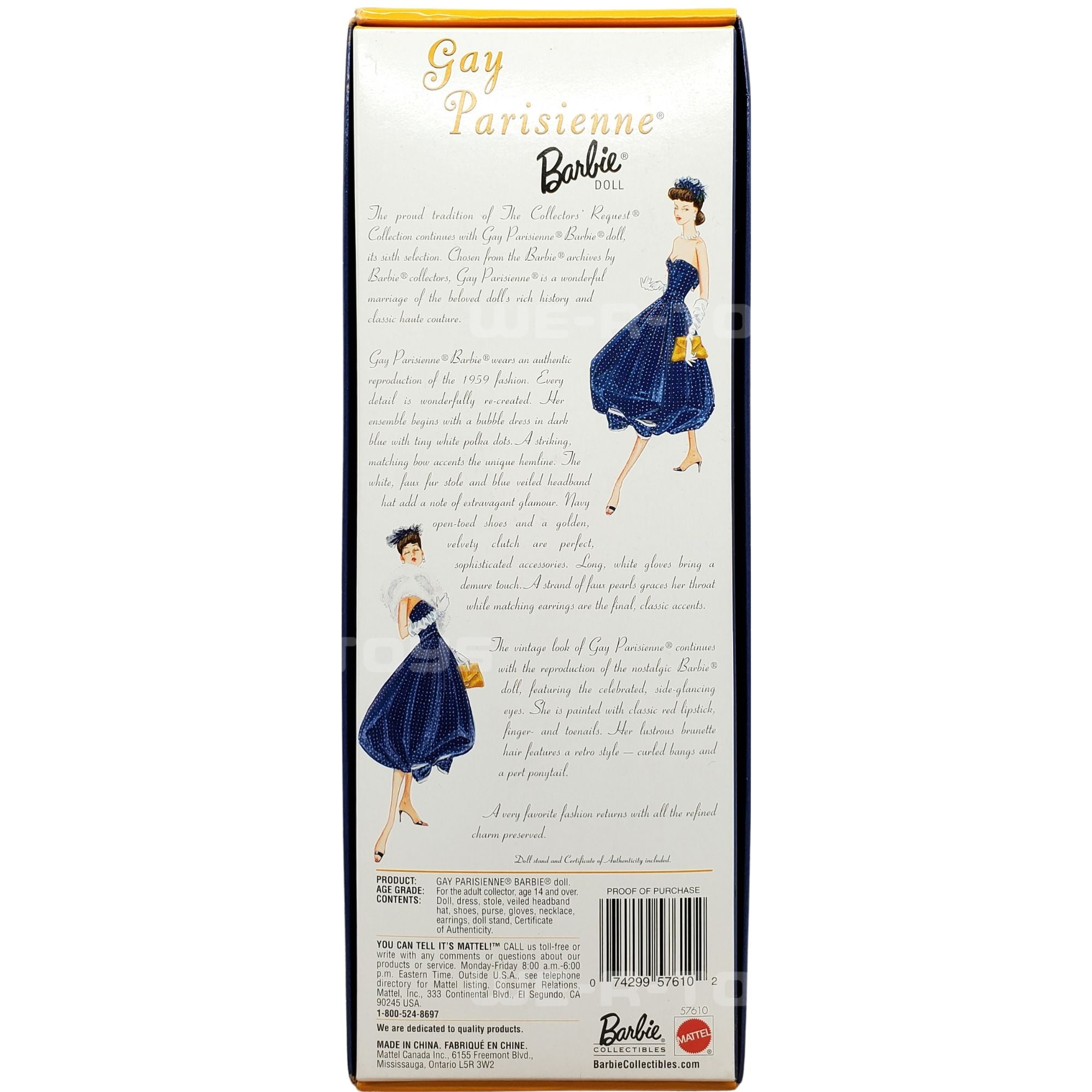 Barbie Collector's Doll - Gay Parisienne with Dark Signature