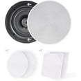 thumbnail image 5 of PYLE-HOME PDIC66 In-Wall/in-Ceiling 6.5-Inch Dual Stereo Speakers, 200 Watt, 2-Way, Flush Mount, White, 5 of 5