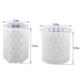 thumbnail image 4 of Silicone Candle Mold, Silicone Candle Bubble Molds for Cylindrical Candles, DIY Candles Mold 3D Cube Silicone Cylindrical Molds for Home Decor 2 pcs, 4 of 4
