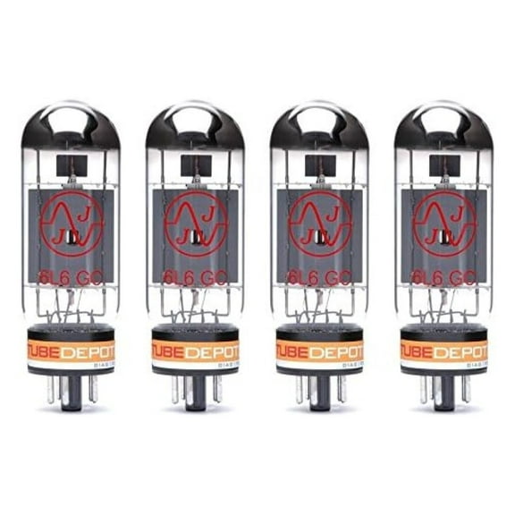 Quad of 6L6GC Power Vacuum Tube