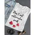 thumbnail image 3 of Don't Eat Watermelon Seeds T-Shirt Women -SPIdeals Designs, Female Medium, 3 of 4
