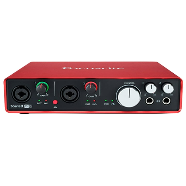 DTM・DAW Focusrite Scarlett 6i6 Focusrite Scarlett 6i6 USB Audio Interface (2nd Gen) with