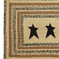 thumbnail image 3 of Stencil Star Rectangular Jute Rug, 3 of 3