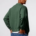 thumbnail image 5 of LNZGNM Mens Waffle Cardigan Sweater V-Neck Big and Tall Sweaters Button Down Lightweight Long Sleeve Cardigans Loose Fit Casual Daily Wear Top,Dark Green 2XL, 5 of 5