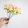 thumbnail image 2 of Realistic Artificial Rose Bouquet for Valentine'S Day, Wedding, Home Decor, Handheld Prop, Allergy-Friendly, Easy to Arrange And Reuse, One Bunch of Artificial Roses, 2 of 8
