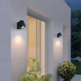 thumbnail image 2 of Lámpara de pared exterior de 7 leds con ángulo ajustable y luz cálida, ideal para jardín, villa, patio, terraza, escalera, pasillo, aplique de pared exterior., 2 of 3
