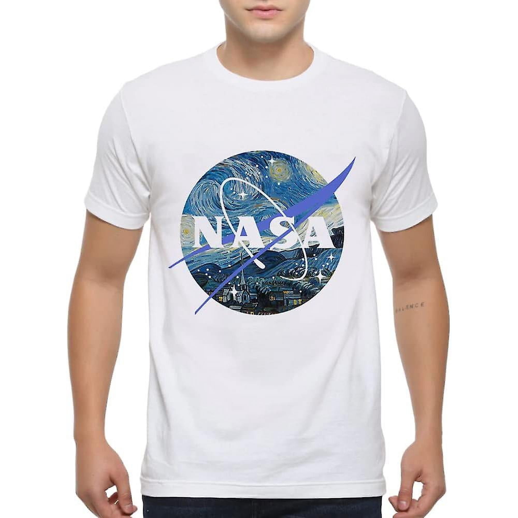Nasa Starry Night Logo T shirt Vincent Van Gogh Shirt Walmart