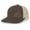 Brown/Khaki, variant on Geometric Mountain Nature Mens Embroidered Mesh Back Trucker Hat Baseball Cap, Charcoal/White