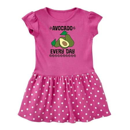 

Inktastic Avocado Every Day Gift Toddler Girl Dress