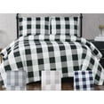 thumbnail image 5 of TRULY SOFT Ensemble de Courtepointe à Carreaux Buffalo Noir King TG, 5 of 5