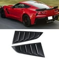 thumbnail image 2 of Tinki Rear Side Window Louver Cover Compatible with 2014-2019 C7 Corvette Stingray, Z51, Z06, ZR1, Grand Sport, Side Window Louvers Air Vent Shades Cover Trim, Rear Quarter Window Cover Trim Pair, 2 of 6