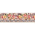 thumbnail image 2 of Rose Rouge Jaune Roses Fleurs Vintage Floral Papier Peint Frontière Retro Design, Roll 15' x 6,7'', 2 of 3
