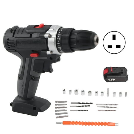 

Cordless Drill Set Brushless Driver Kit Household Electric Screwdriver 48V AC 100240V