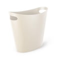 thumbnail image 1 of Loft Polypropylene Open Garbage Can Sand Colour with Handles, Slim Design, 1 of 1