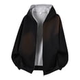thumbnail image 2 of Stamzod Zip Up Hoodie Men Fall Winter Long Sleeve Drawstring Hooded Jackets Casual Cotton Oversized Hoodies with Pockets, 2 of 10